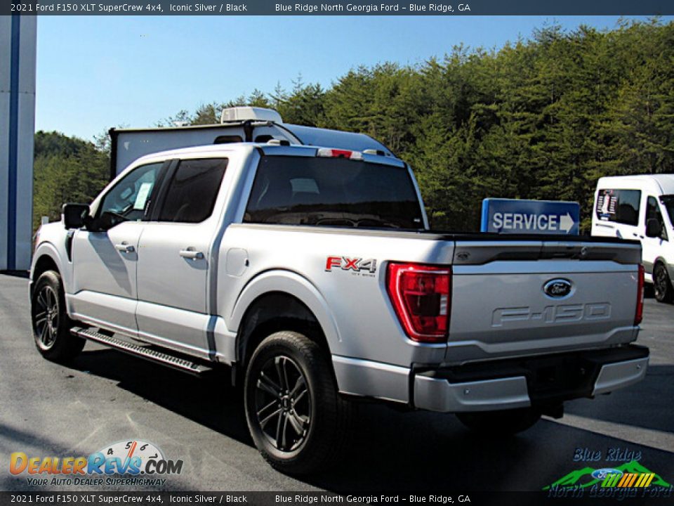 2021 Ford F150 XLT SuperCrew 4x4 Iconic Silver / Black Photo #3