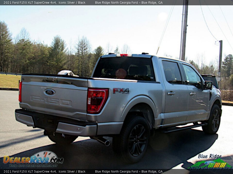 2021 Ford F150 XLT SuperCrew 4x4 Iconic Silver / Black Photo #5