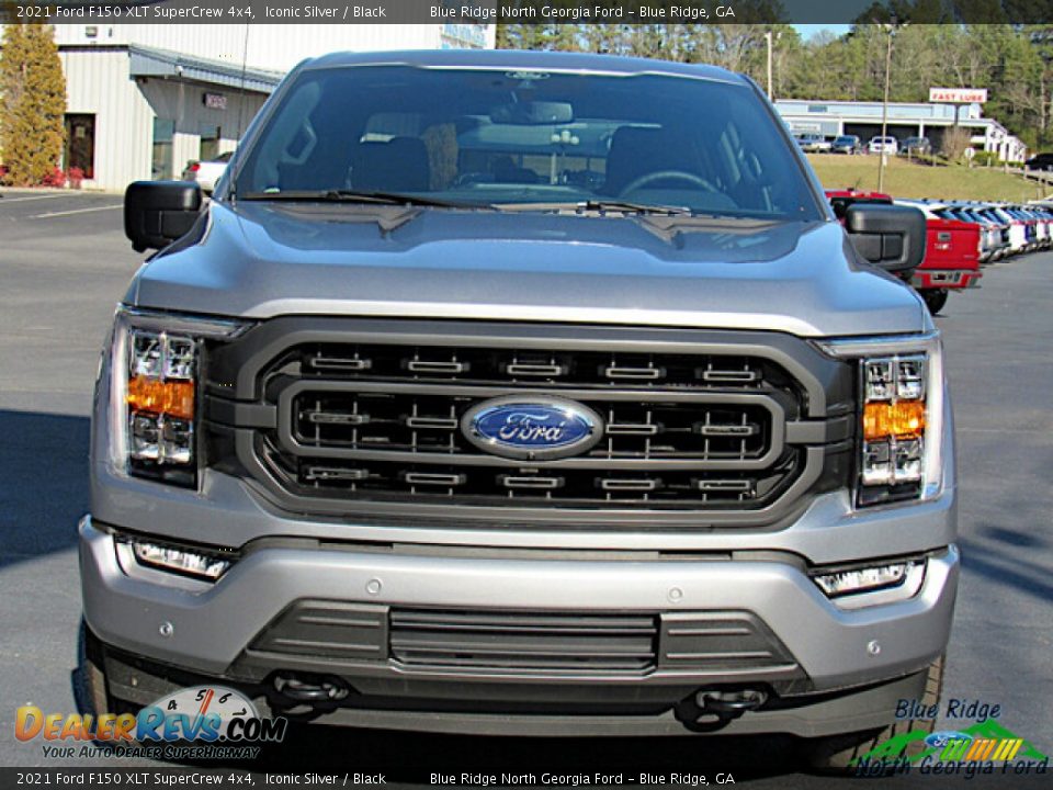 2021 Ford F150 XLT SuperCrew 4x4 Iconic Silver / Black Photo #8