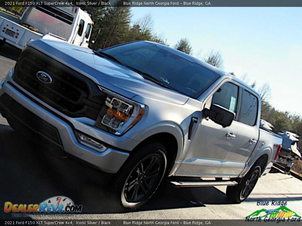 2021 Ford F150 XLT SuperCrew 4x4 Iconic Silver / Black Photo #29