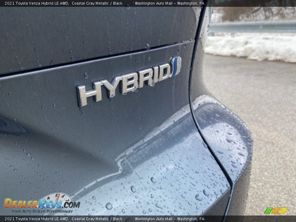 2021 Toyota Venza Hybrid LE AWD Coastal Gray Metallic / Black Photo #21
