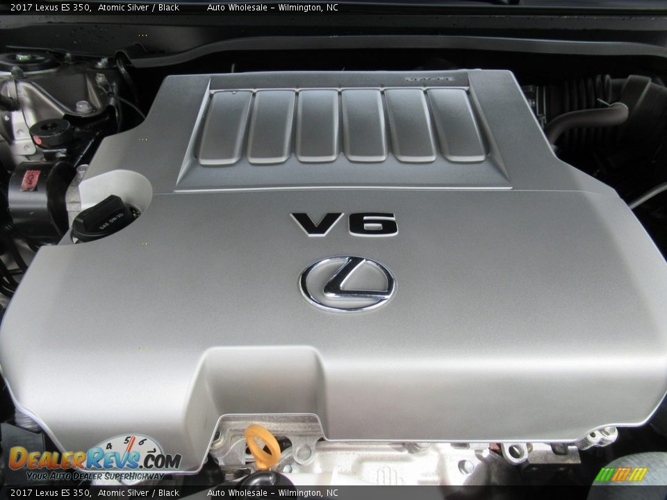 2017 Lexus ES 350 Atomic Silver / Black Photo #6