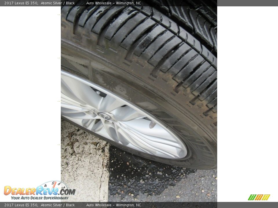 2017 Lexus ES 350 Atomic Silver / Black Photo #8