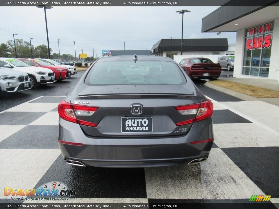 2020 Honda Accord Sport Sedan Modern Steel Metallic / Black Photo #4