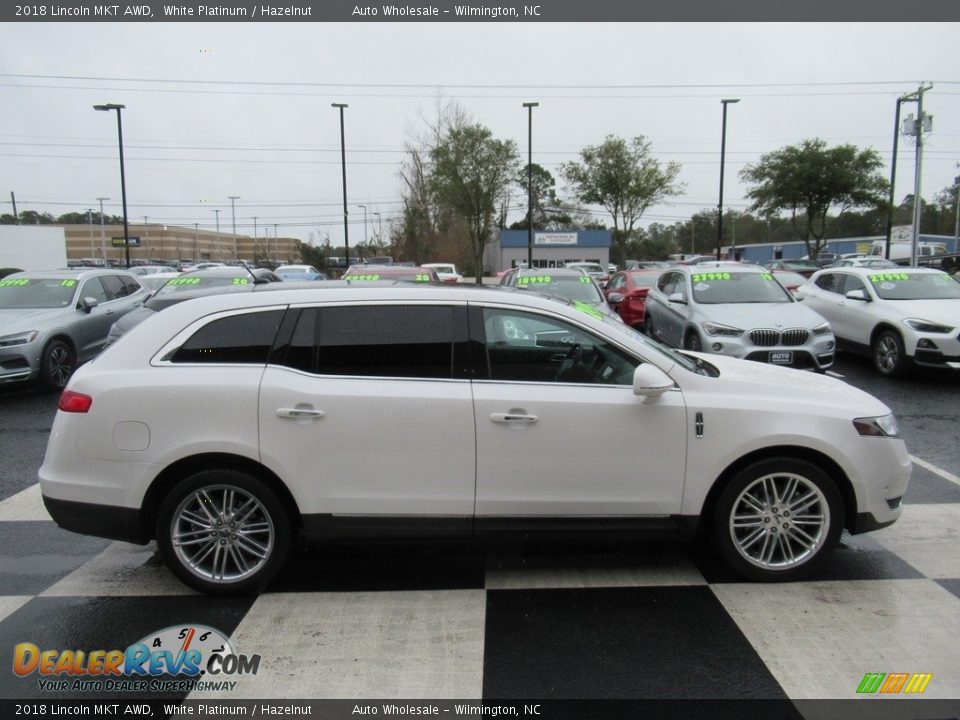 2018 Lincoln MKT AWD White Platinum / Hazelnut Photo #3