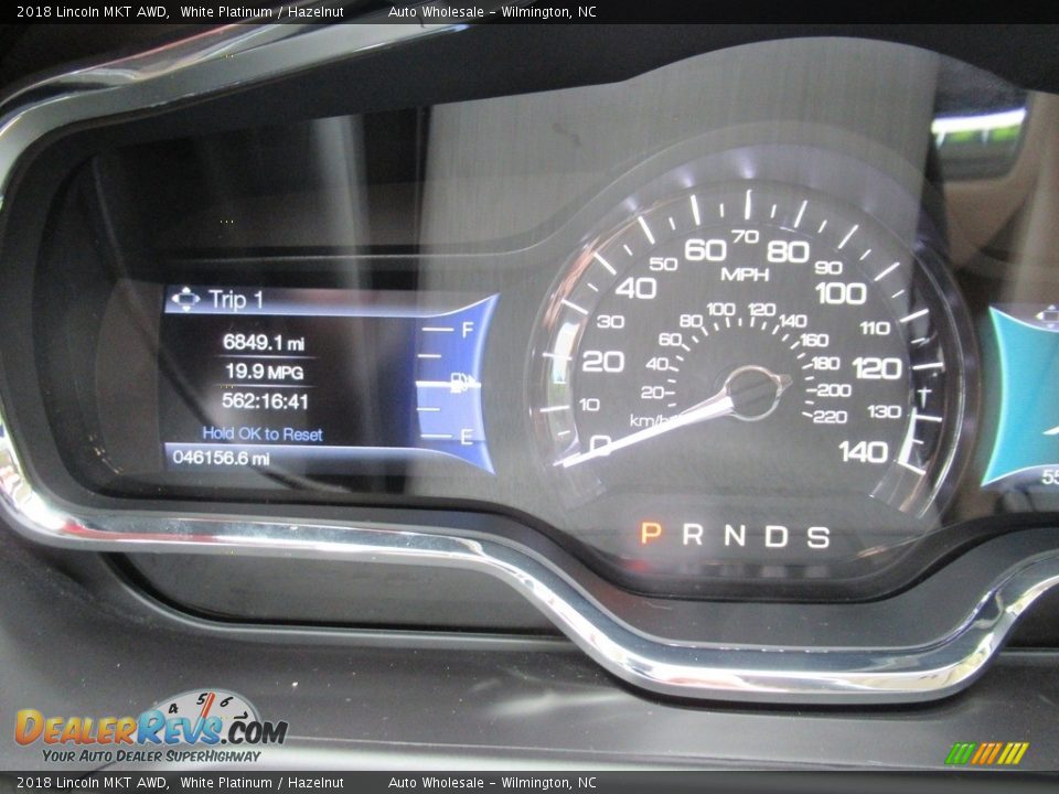 2018 Lincoln MKT AWD White Platinum / Hazelnut Photo #15