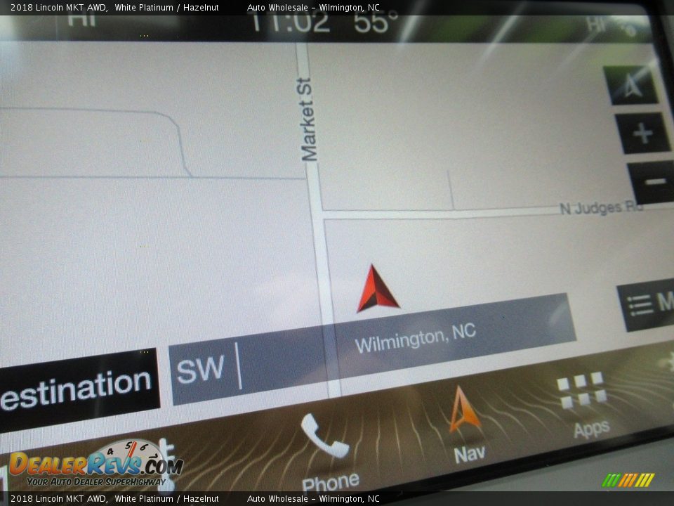 2018 Lincoln MKT AWD White Platinum / Hazelnut Photo #16