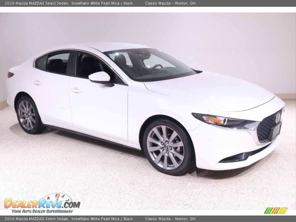 2019 Mazda MAZDA3 Select Sedan Snowflake White Pearl Mica / Black Photo #1