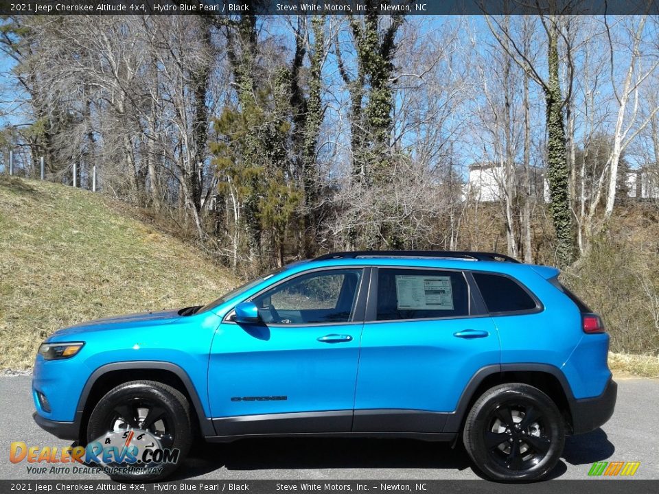 Hydro Blue Pearl 2021 Jeep Cherokee Altitude 4x4 Photo #1
