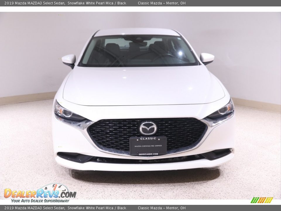 2019 Mazda MAZDA3 Select Sedan Snowflake White Pearl Mica / Black Photo #2