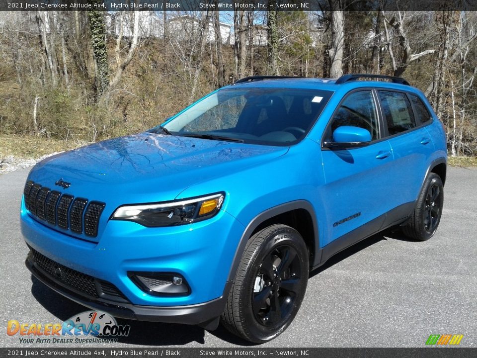 2021 Jeep Cherokee Altitude 4x4 Hydro Blue Pearl / Black Photo #2