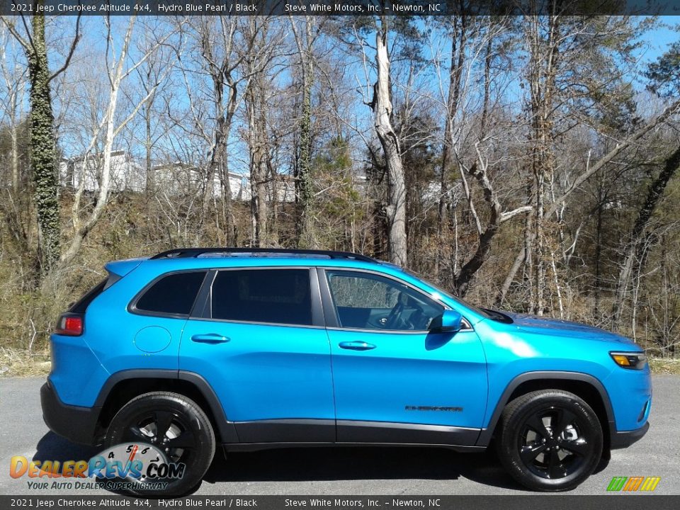 2021 Jeep Cherokee Altitude 4x4 Hydro Blue Pearl / Black Photo #5