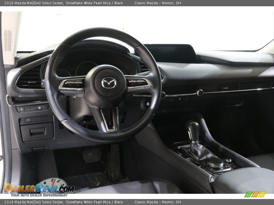 2019 Mazda MAZDA3 Select Sedan Snowflake White Pearl Mica / Black Photo #6
