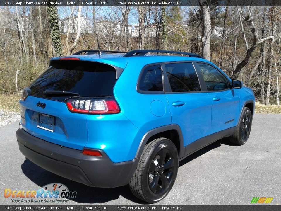 2021 Jeep Cherokee Altitude 4x4 Hydro Blue Pearl / Black Photo #6