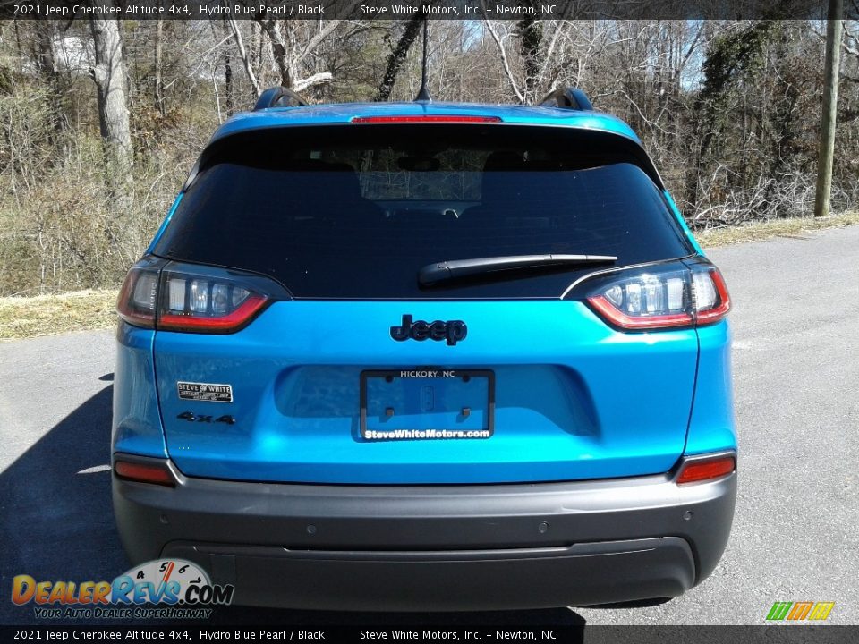 2021 Jeep Cherokee Altitude 4x4 Hydro Blue Pearl / Black Photo #7