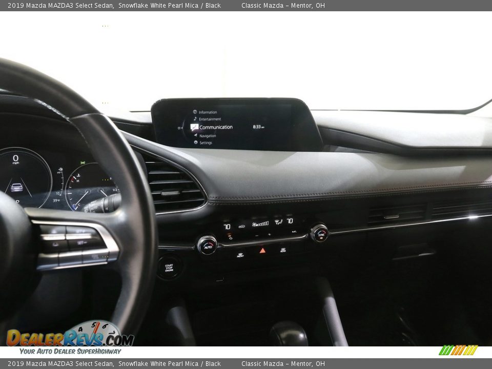 2019 Mazda MAZDA3 Select Sedan Snowflake White Pearl Mica / Black Photo #9