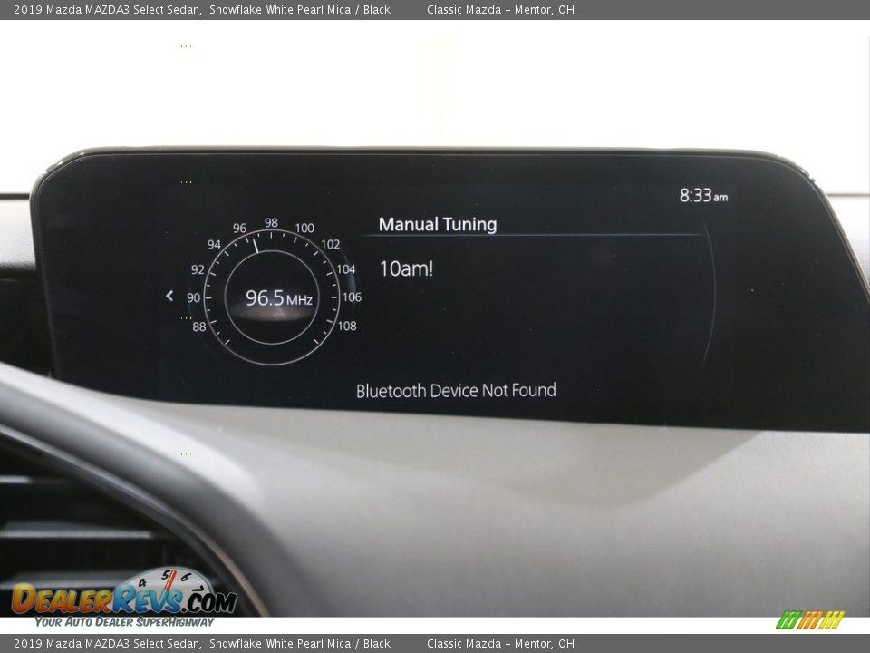 2019 Mazda MAZDA3 Select Sedan Snowflake White Pearl Mica / Black Photo #10