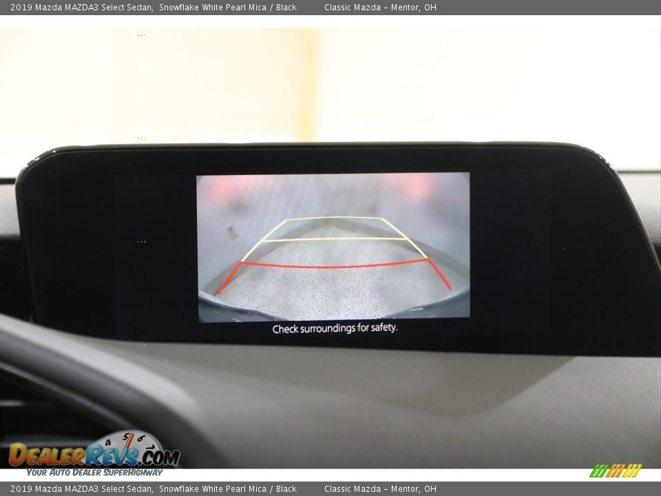 2019 Mazda MAZDA3 Select Sedan Snowflake White Pearl Mica / Black Photo #12