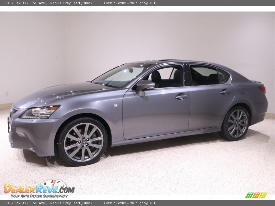 2014 Lexus GS 350 AWD Nebula Gray Pearl / Black Photo #3