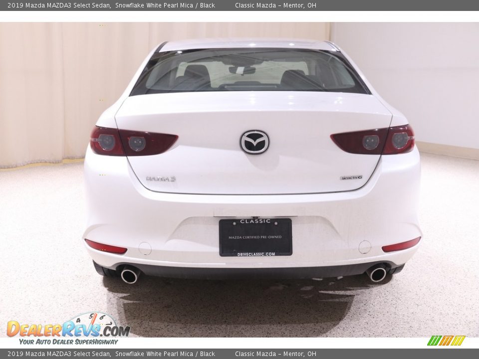 2019 Mazda MAZDA3 Select Sedan Snowflake White Pearl Mica / Black Photo #20