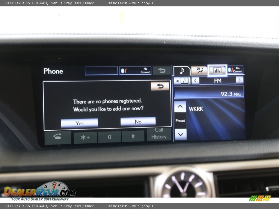 2014 Lexus GS 350 AWD Nebula Gray Pearl / Black Photo #13