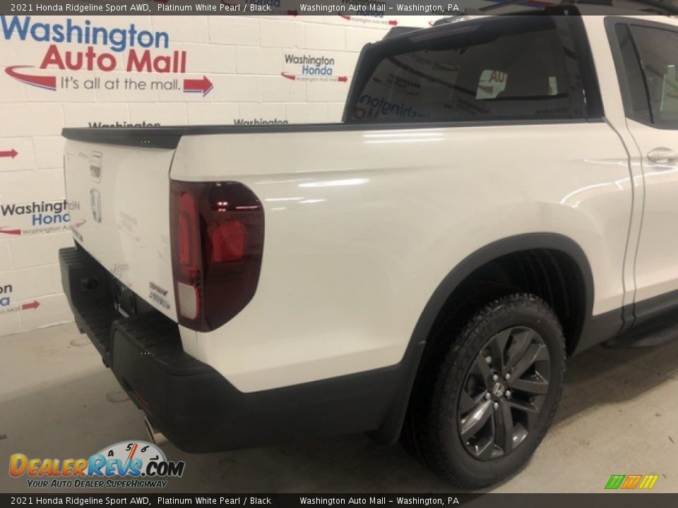 2021 Honda Ridgeline Sport AWD Platinum White Pearl / Black Photo #3