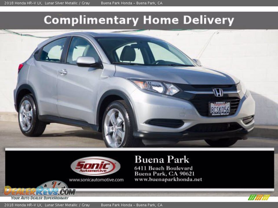 2018 Honda HR-V LX Lunar Silver Metallic / Gray Photo #1