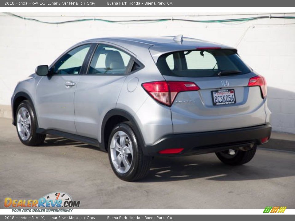 2018 Honda HR-V LX Lunar Silver Metallic / Gray Photo #2