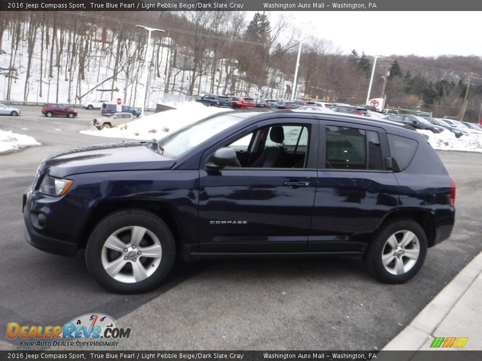 2016 Jeep Compass Sport True Blue Pearl / Light Pebble Beige/Dark Slate Gray Photo #10