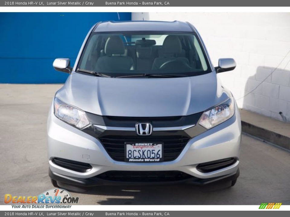 2018 Honda HR-V LX Lunar Silver Metallic / Gray Photo #7