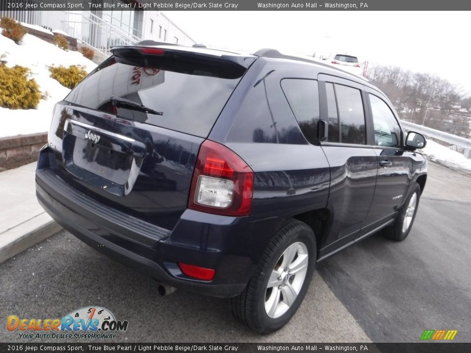 2016 Jeep Compass Sport True Blue Pearl / Light Pebble Beige/Dark Slate Gray Photo #13