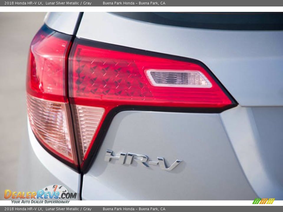 2018 Honda HR-V LX Lunar Silver Metallic / Gray Photo #12