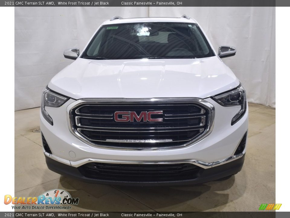 2021 GMC Terrain SLT AWD White Frost Tricoat / Jet Black Photo #4