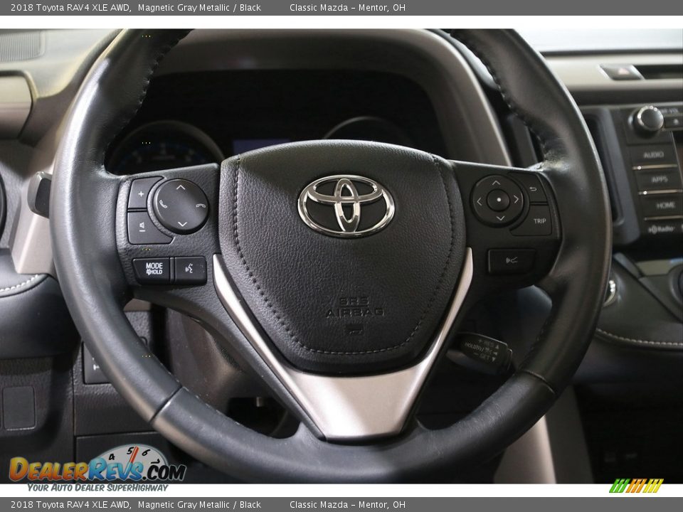 2018 Toyota RAV4 XLE AWD Magnetic Gray Metallic / Black Photo #7