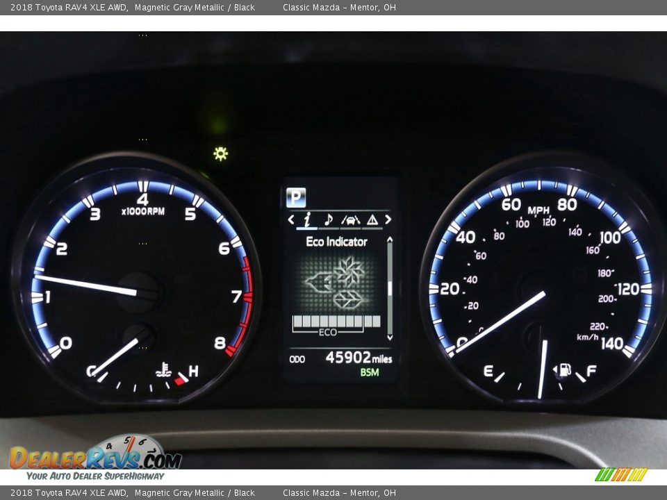 2018 Toyota RAV4 XLE AWD Magnetic Gray Metallic / Black Photo #8