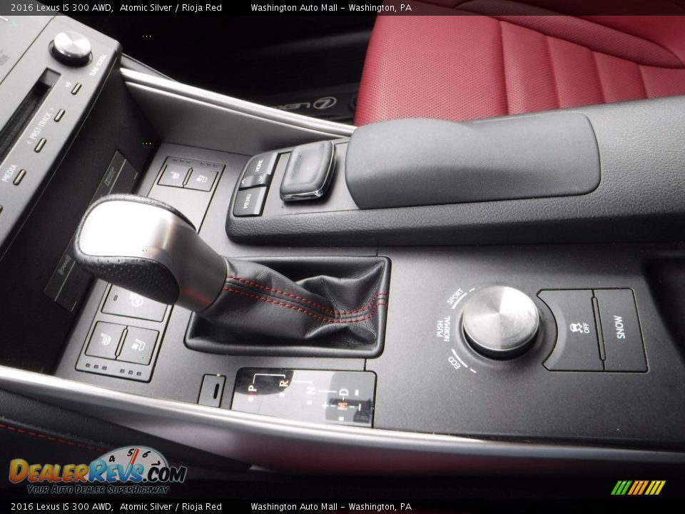 2016 Lexus IS 300 AWD Shifter Photo #8