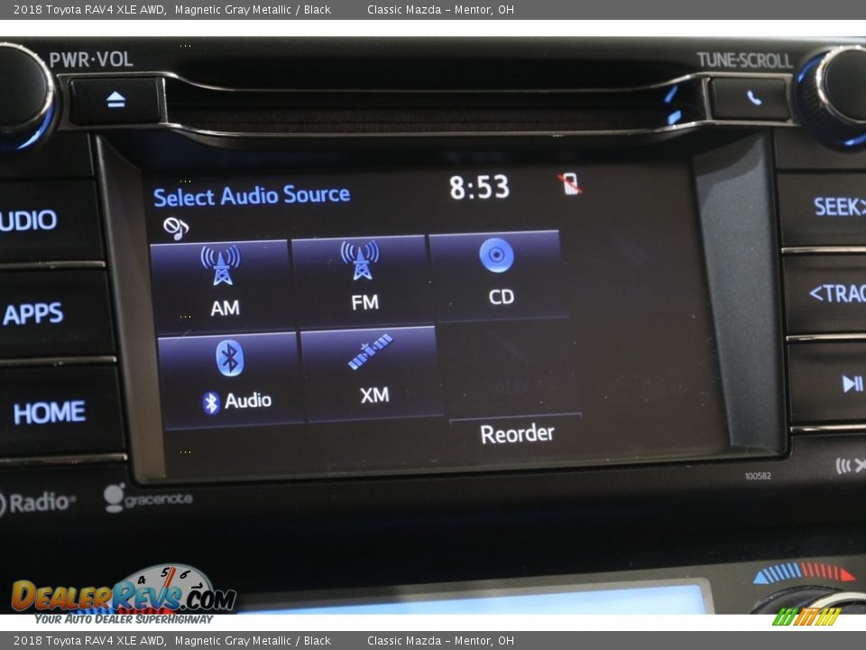 2018 Toyota RAV4 XLE AWD Magnetic Gray Metallic / Black Photo #10