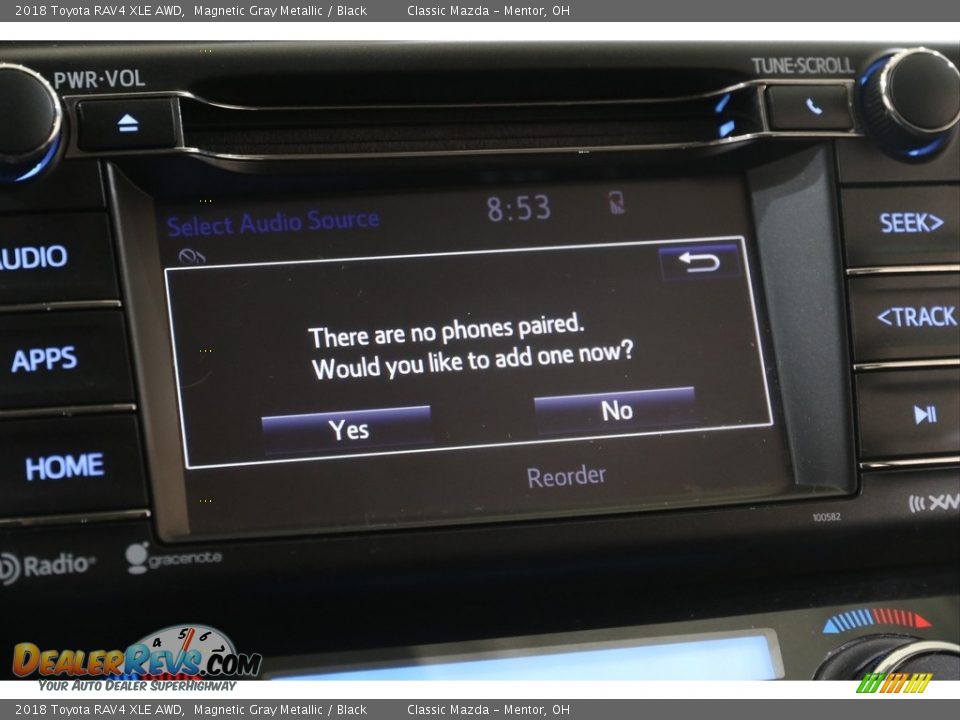 2018 Toyota RAV4 XLE AWD Magnetic Gray Metallic / Black Photo #11