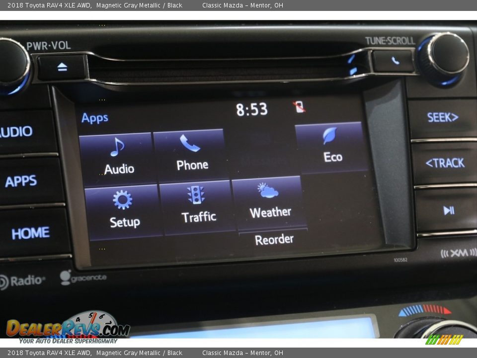 2018 Toyota RAV4 XLE AWD Magnetic Gray Metallic / Black Photo #12