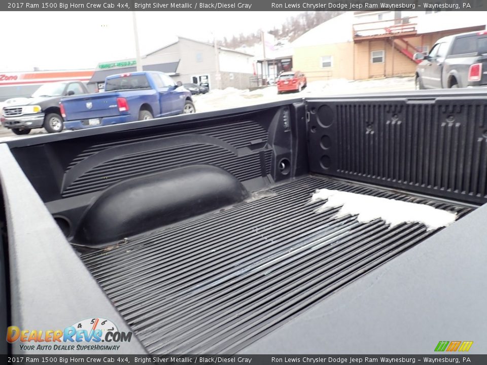 2017 Ram 1500 Big Horn Crew Cab 4x4 Bright Silver Metallic / Black/Diesel Gray Photo #13