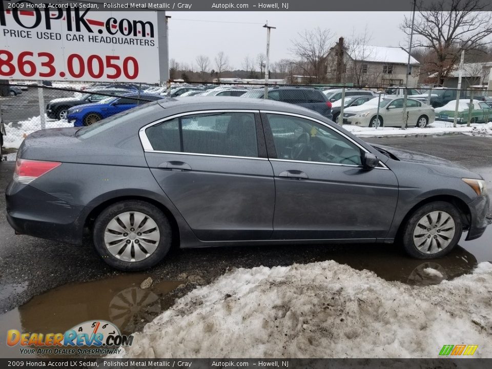 2009 Honda Accord LX Sedan Polished Metal Metallic / Gray Photo #2