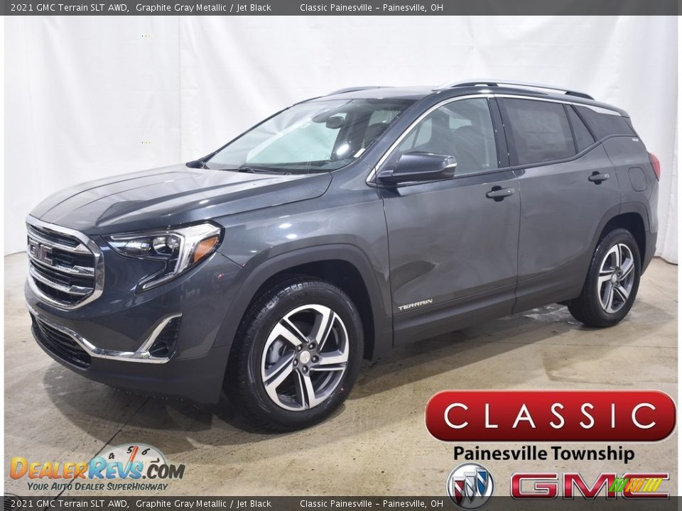 2021 GMC Terrain SLT AWD Graphite Gray Metallic / Jet Black Photo #1