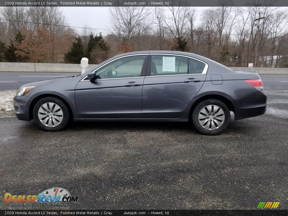 2009 Honda Accord LX Sedan Polished Metal Metallic / Gray Photo #6