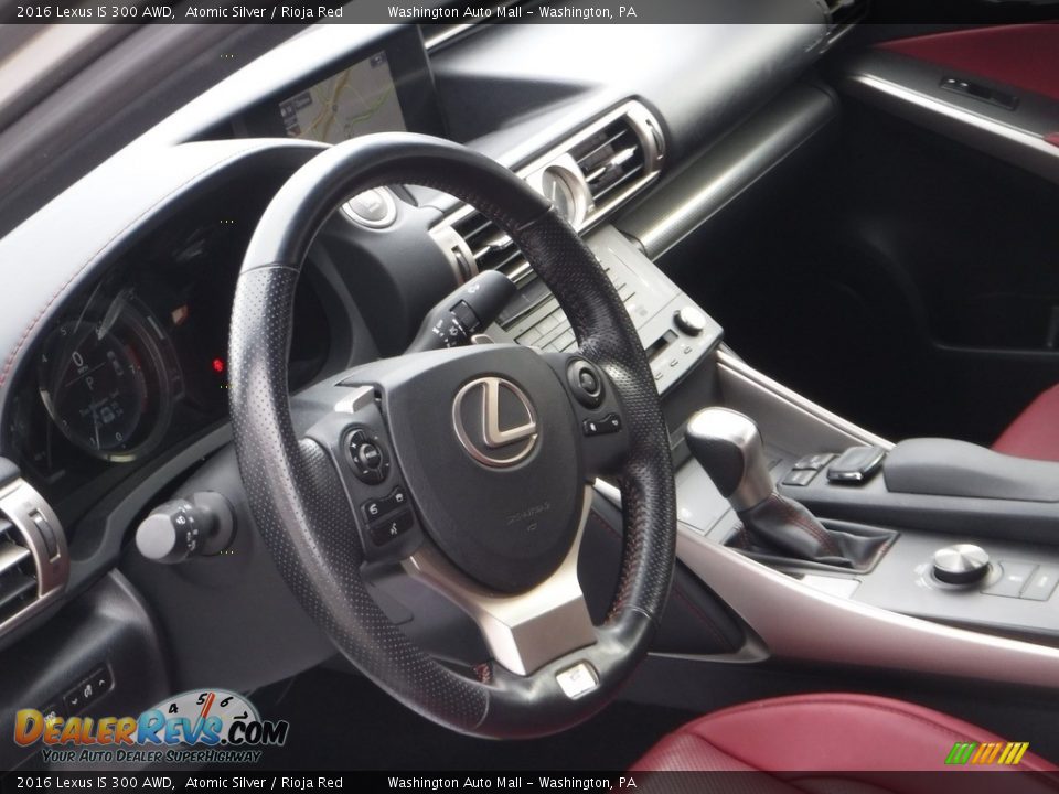 2016 Lexus IS 300 AWD Steering Wheel Photo #19