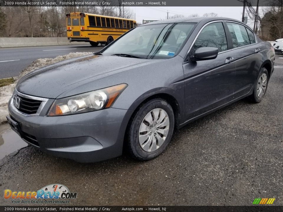 2009 Honda Accord LX Sedan Polished Metal Metallic / Gray Photo #7