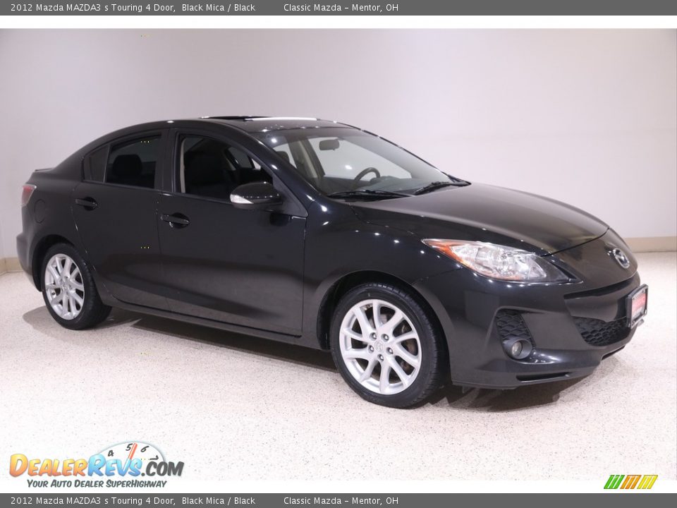 2012 Mazda MAZDA3 s Touring 4 Door Black Mica / Black Photo #1