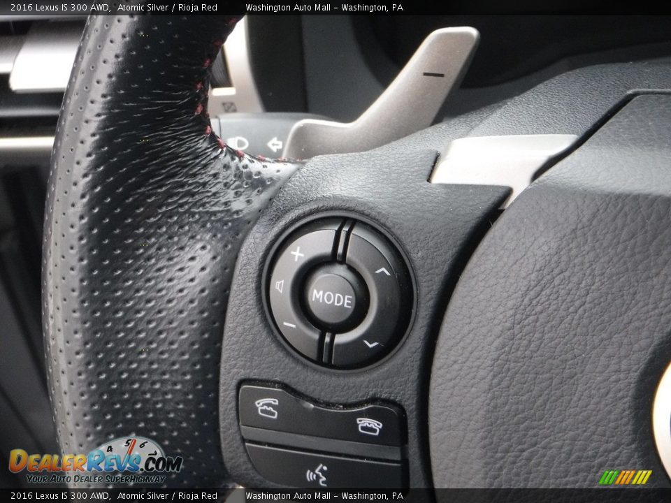 2016 Lexus IS 300 AWD Steering Wheel Photo #23