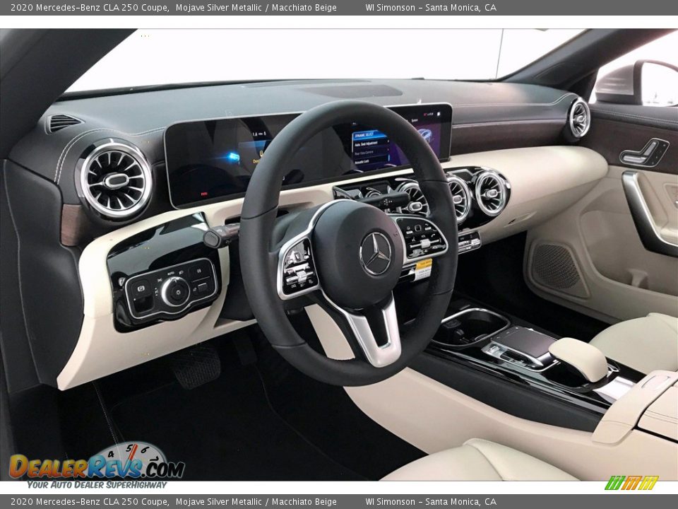 2020 Mercedes-Benz CLA 250 Coupe Mojave Silver Metallic / Macchiato Beige Photo #4