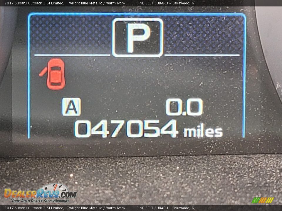 2017 Subaru Outback 2.5i Limited Twilight Blue Metallic / Warm Ivory Photo #3