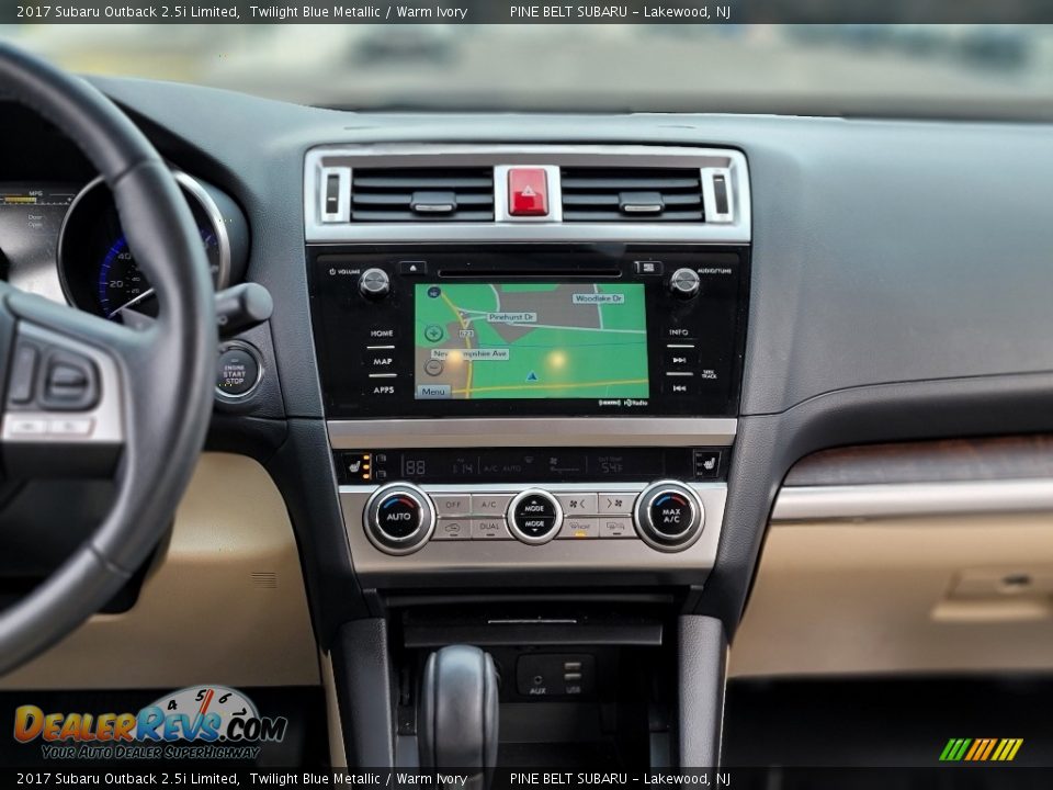 2017 Subaru Outback 2.5i Limited Twilight Blue Metallic / Warm Ivory Photo #4